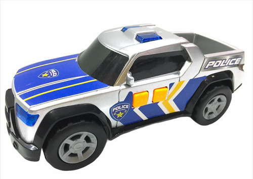 Camioneta Policia Luz Sonido Teamsterz Toy Cod 14083 Bigshop
