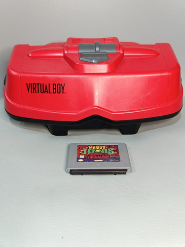 Casco Nintendo Virtual Boy Con Juego Marios Tennis 