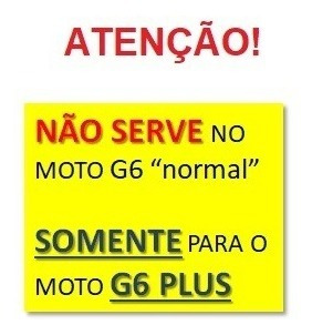 Tampa 100% Vidro Traseiro Motorola Moto G6 Plus Xt1926