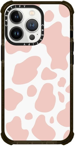 Funda Resistent Para iPhone 13 Pro Diseño Manchas Rosa Clar