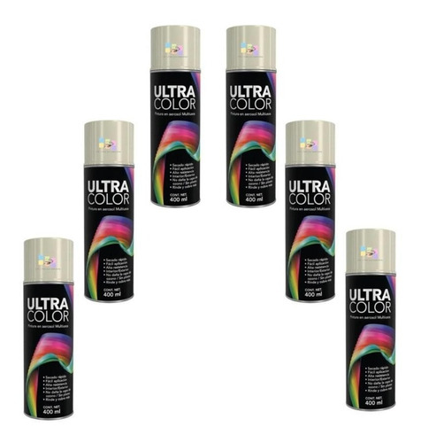 Pintur Ultracolor 400ml En Spry (kit 6pzs)