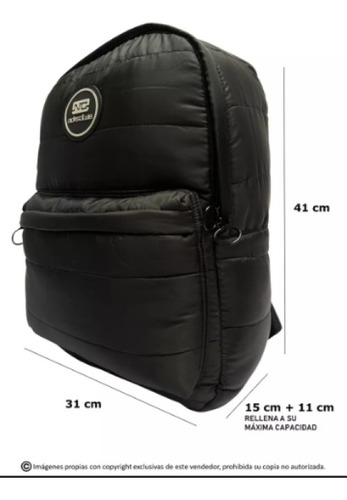 Mochila Ligera Grande Amplia Reforzada Preparatoria Universidad Viajes Cortos Salidas Casuales Diseño Moda Y Calidad Exclusiva Mod.6