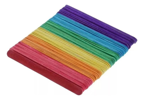 1 Kg De Abatelenguas Desechables Madera De Colores