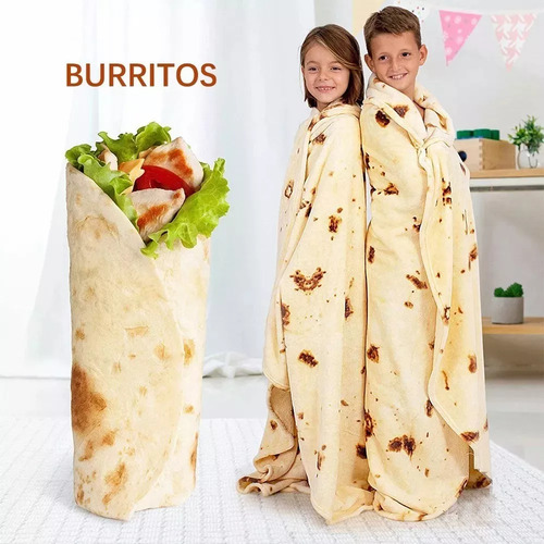 Frazada Colcha Manta Cobija Burrito Taco Tortilla De Harina