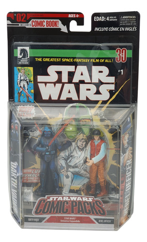 Star Wars Comic Packs No. 1 Darth Vader Y Officer Doblado