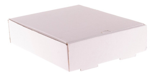Caja Carton Blanco/marron 20.*26.5*6cm 1 Doc. Empanadas