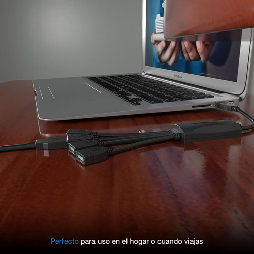 Concentrador Usb 2.0 De 4 Puertos Xtech Xtc-320