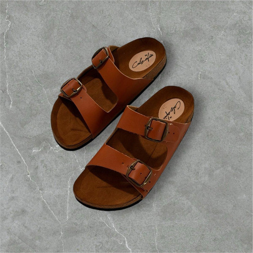 Sandalia Estilo Birken De Doble Correa