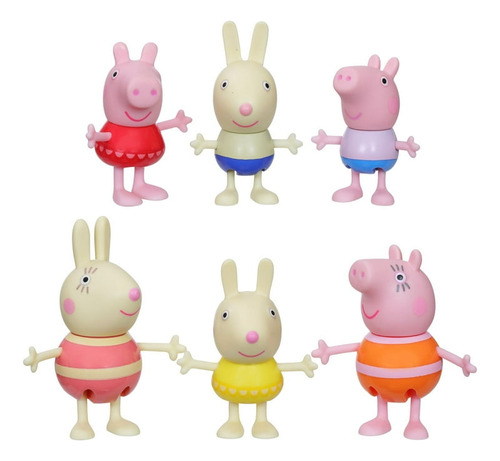 Set De Figuras De Peppa Pig Originales 