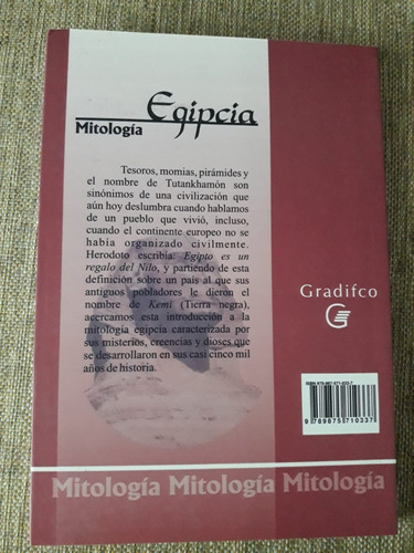 Mitología Egipcia - Mariana Enríquez - Ed. Gradifco - Nuevo