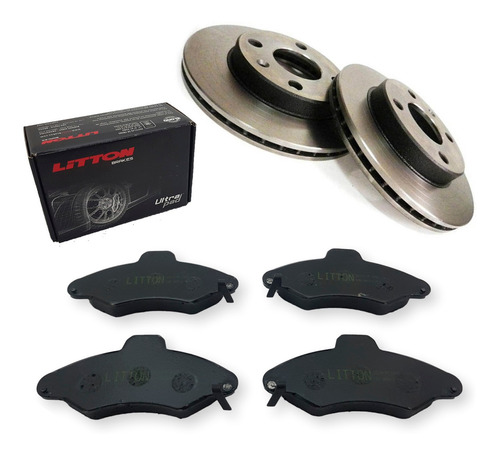 Kit Discos Y Pastillas Ford Escort 1997-2001 1.8d 1.8td Dela