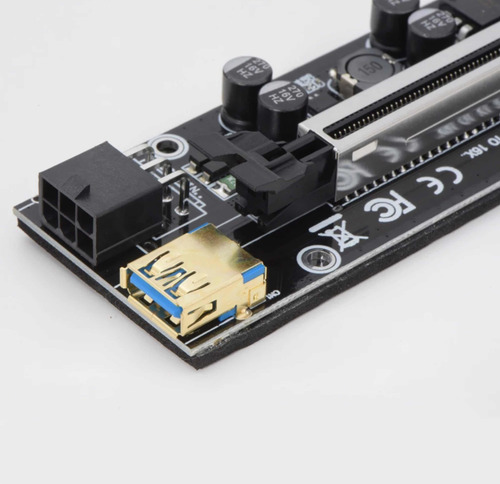 Imagen 4 de 10 de Riser 1x A 16x V 009s Plus Ultimo Modelo Pci-e Cripto Miner