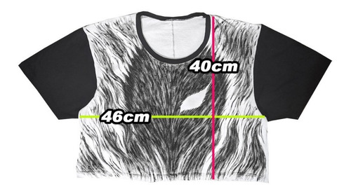 Imagen 6 de 6 de Remera Croptop Guts Flames Berserk Manga Anime Caustico