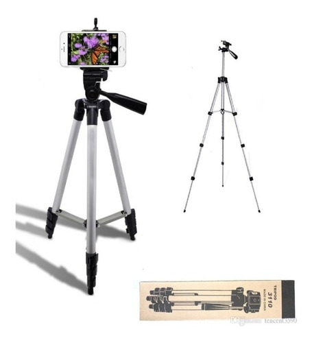 Imagen 2 de 6 de Tripode Para Camaras Y Celulares Tf 3110 Extensible A 1,02m
