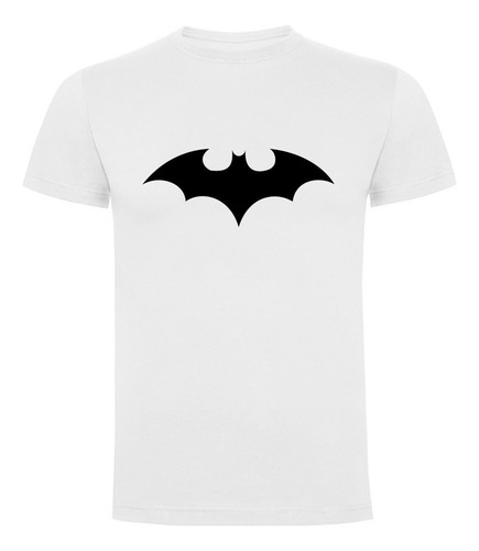 Polera Algodón Blanca Batman Inicia