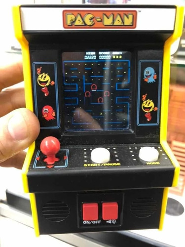 Imagen 6 de 7 de Mini Pacman Arcade 15 Cm Altura - Original - No Hay Más!!
