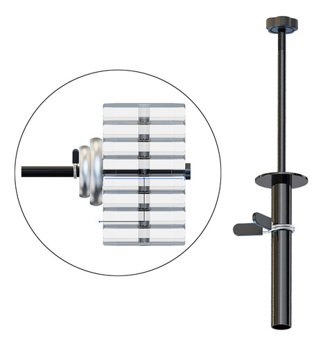 Extensor De Pila De Pesas Para Gimnasio, Accesorio 140mm