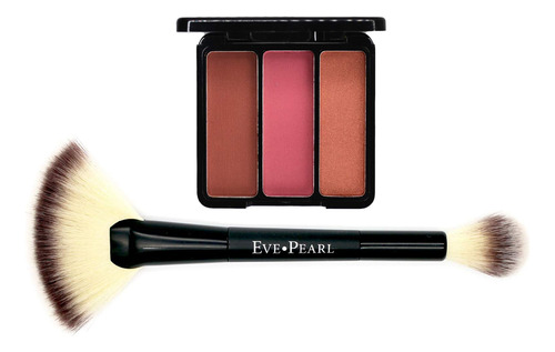 Eve Pearl Blush Trio Blush Paleta De Maquillaje Para El Cuid