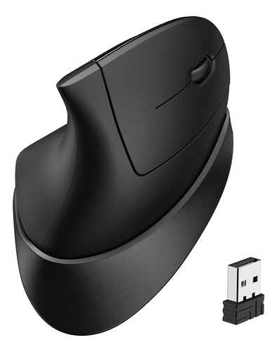 Iclever Ratón Ergonómico, Ratón Vertical Inalámbrico 2.4g, 7