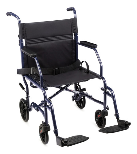 Carex Silla De Ruedas De Transporte Con Asiento De 19 Pulgad