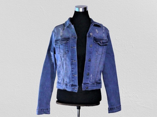 Chaqueta Mezclilla Denim Destroyer Talla M