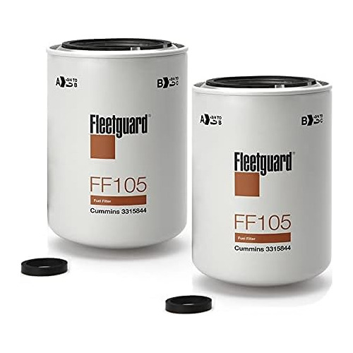 Filtro De Combustible Fleetguard Ff105, Enroscable (paq...