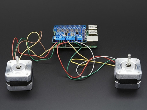 Imagen 5 de 5 de Adafruit Raspberry Pi Dc & Stepper Motor Hat