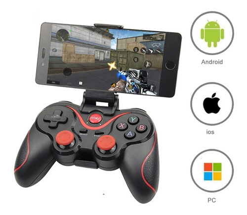 Control Gamepad S6 Inalámbrico Free Fire Para Tv Cn Android 