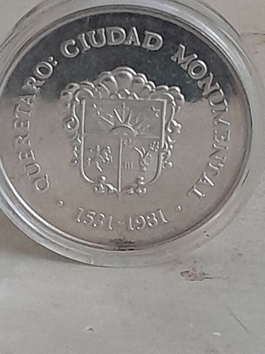 Onza De Plata Fundación De Queretaro 1981