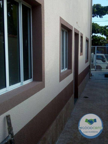 Imagem 3 de 9 de Casa Sobreposta Com 2 Dormitórios À Venda, 61 M² Por R$ 155.000 - Loty - Itanhaém/sp - Ca0624