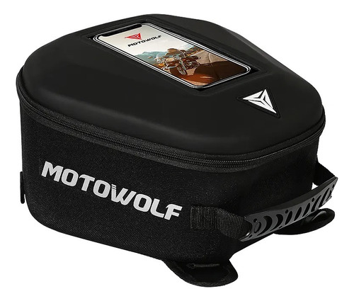 Mochila Bolso Para Tanque De Moto Impermeable Motowolf 0702 