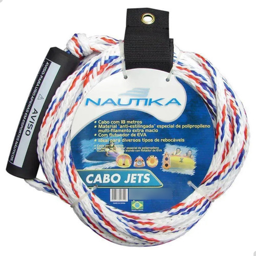 Corda Para Boia Rebocavel Cabo Jet Bob Duo Uno Disk Nautika