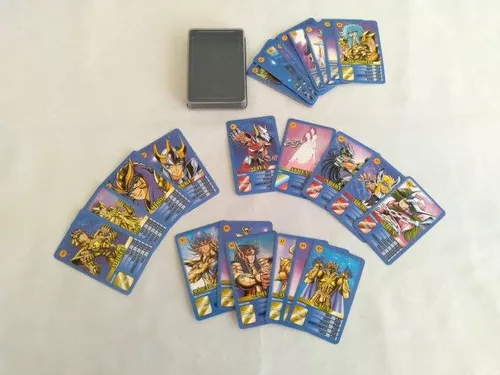 Jogo Super Trunfo Os Cavaleiros Do Zodíaco Com As 32 Cartas