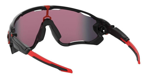 Lentes De Sol Jawbreaker Matte Black Rojo Oakley