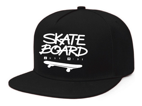 Gorras Planas Snapback Personalizadas Ref: Skate Longboard