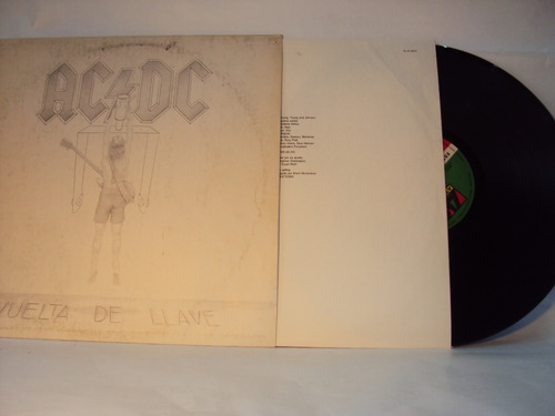 Vinilo Lp 91 Ac Dc Vuelta De Llave