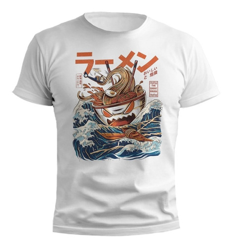 Remera Ramen Noodle Comida Japonesa Olas