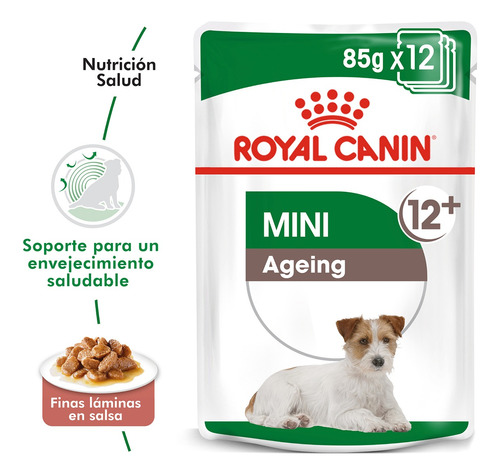 Caja 12 Pouch Royal Canin Mini Ageing +12 X 85g