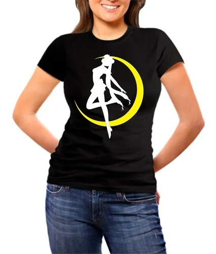 Playera sailor moon hombre new arrivals