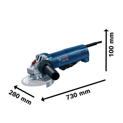 Amoladora Angular Bosch Gws 9-125p 900w Gatillo Paleta 115mm