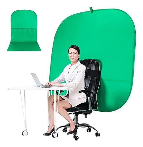 Rgtbanwpn Silla De Pantalla Verde, Silla De Pantalla Verde P