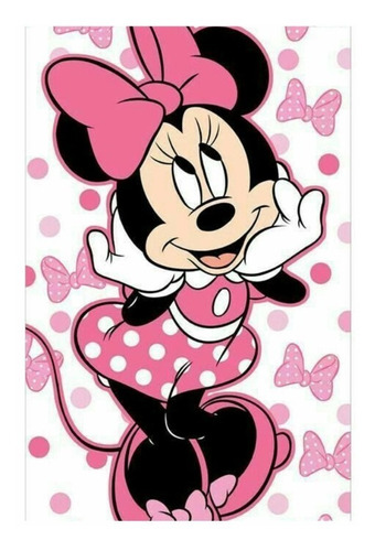 Placa Decorativa Em Mdf Minnie Mickey 20x30cm