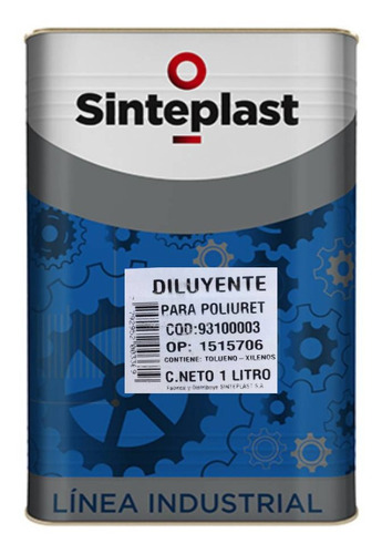 Diluyente Poliuretano 1 Lt Sinteplast