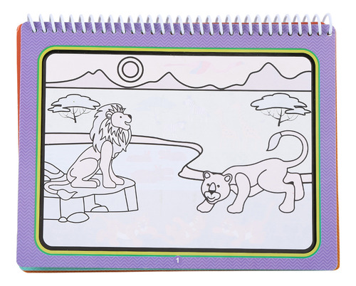 Libros Para Colorear Para Niños, Libro De Pintura Portátil,
