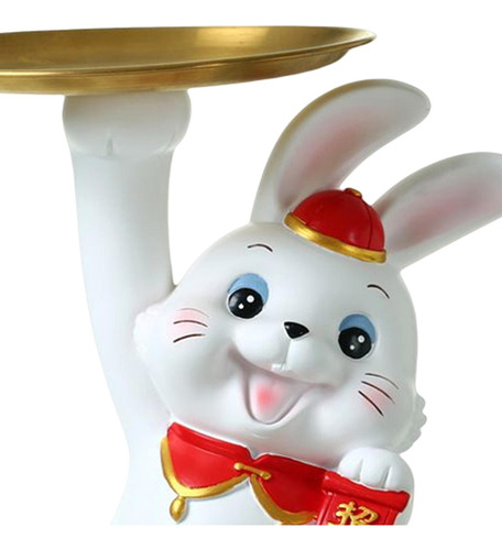 Estatua De Conejo De Resina, Escultura De, Regalo Decorativo