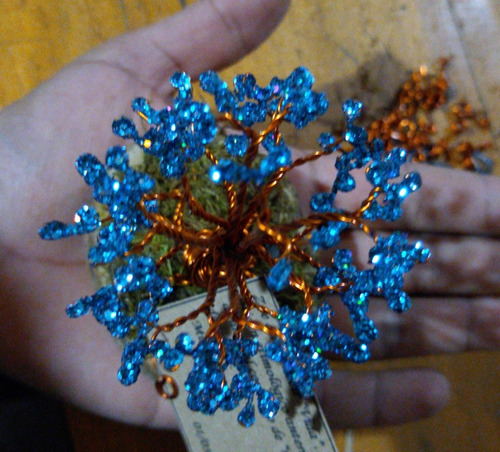 50 Arbolitos De 9cm + Arbol Central De 20cm