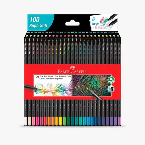 50 Colores Profesionales Lápices Super Soft Faber Castell