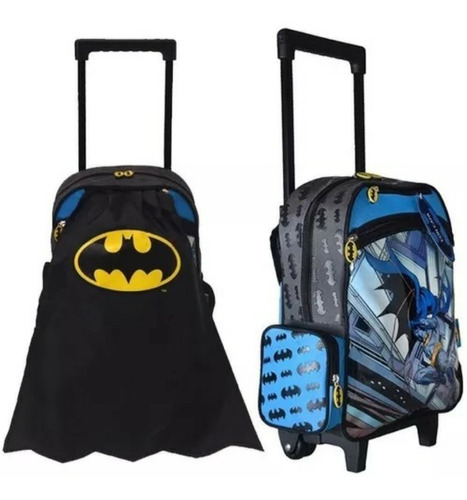 Mochila Carro 17  Batman Con Capa 