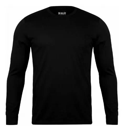 Polera Bagù Manga Larga Hombre Jersey Primera Capa
