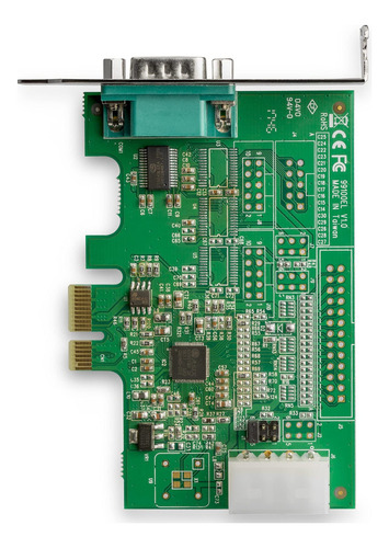Startech.com Tarjeta Adaptadora Pci Express Serial Rs232 De 1 Puerto - Tarjeta Controladora De Host Serial Pcie Rs232 - Tarjeta De Expansión De Perfil Bajo - Windows, Macos, Linux (pex1s953lp)